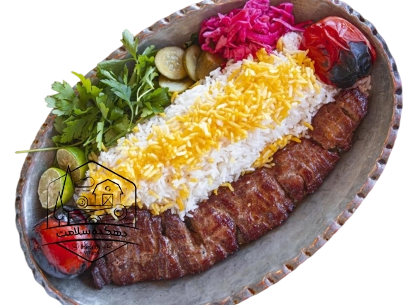 چلو کباب برگ گوسفندی