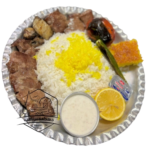 چلوکباب چنجه گوسفندی